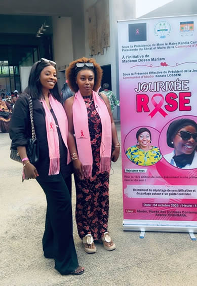 🎀 Octobre Rose 2025 : Une Journée Rose mémorable à Abobo